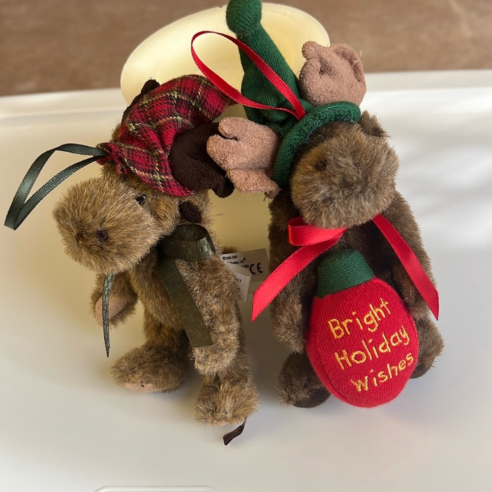 Boyd’s Bears Holiday Hanging Ornaments EUC